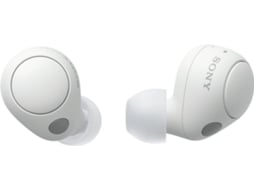 Auriculares Bluetooth True Wireless SONY WF C700N (In Ear - Microfone - Noise Cancelling - Branco)