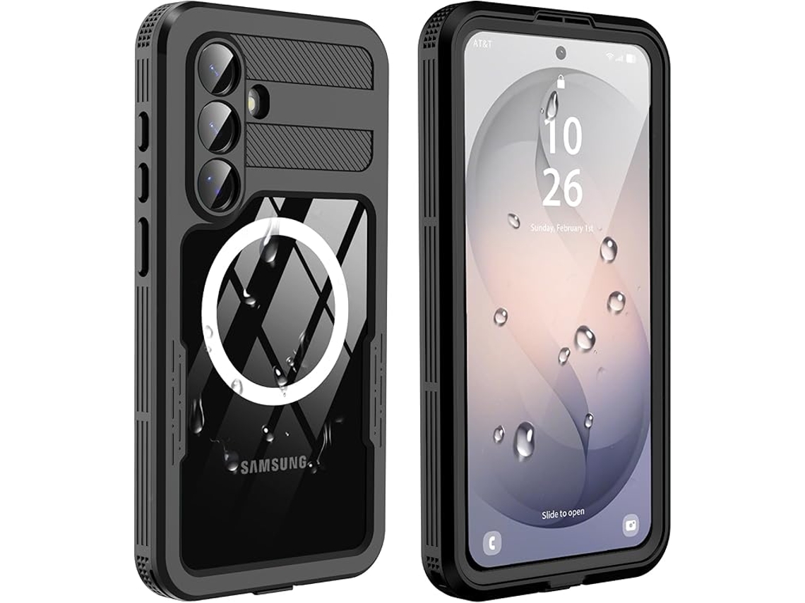 Capa Para Samsung Galaxy S26, À Prova De Água E Resistente A Impactos, Com Proteção Completa Preto Panoona