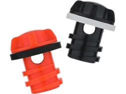 2 Tapones de Drenaje para Refrigeradores, Compatíveis com Refrigeradores Rtic/yeti, Antifugas, Design Melhorado, Duráveis Negro Naranja