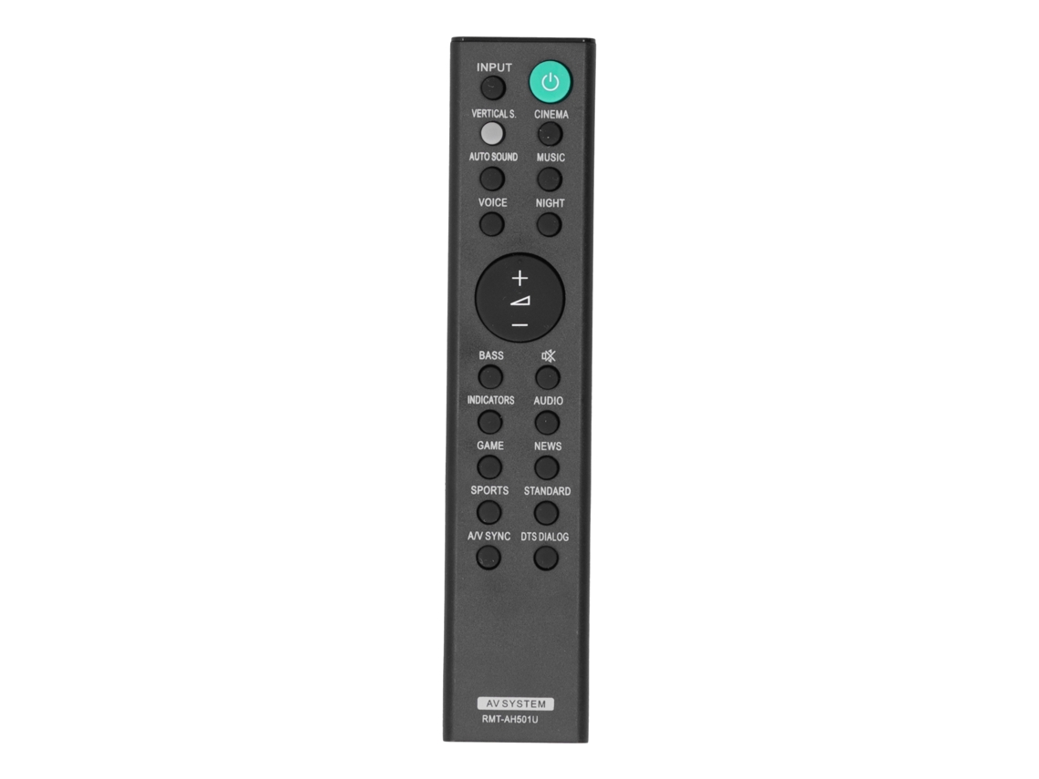 Aetheria controle Remoto Rmt ah501u para Soundbar Sony Ht x8500 Substituto