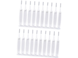 Conjunto De 20 Escovas De Limpeza Doméstica De Plástico Branco