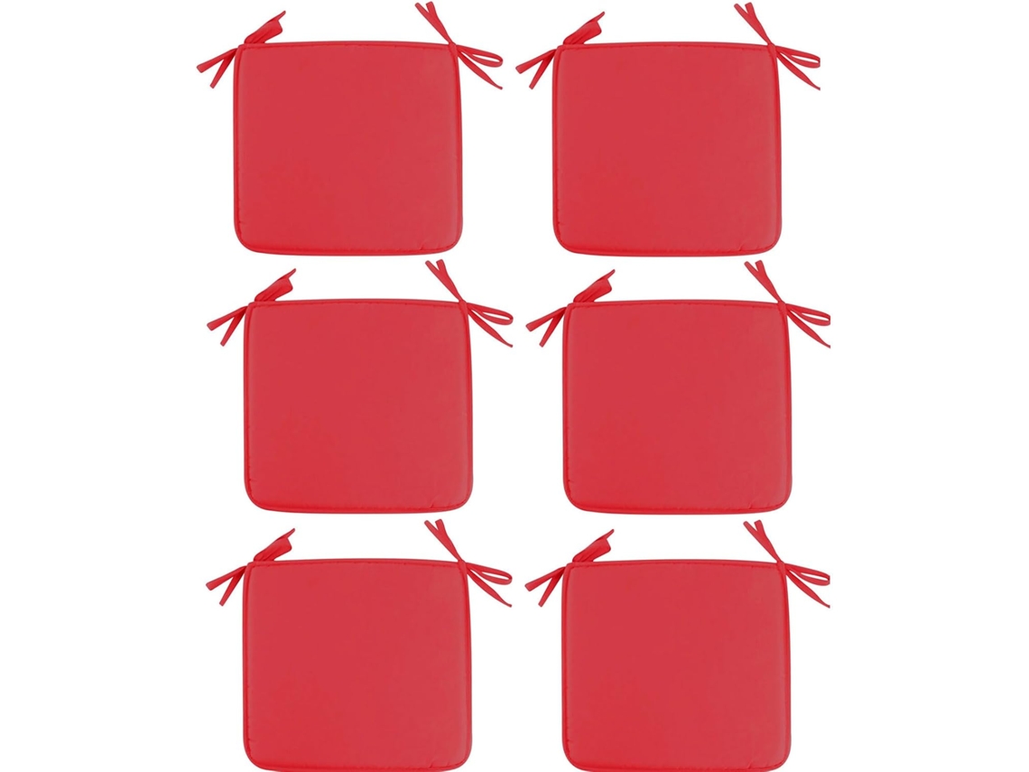 Almofadas Quadradas Para Cadeiras Com Tiras, Almofadas Para Cadeiras De Jardim Verão, Cadeiras De Jantar, Almofadas Para