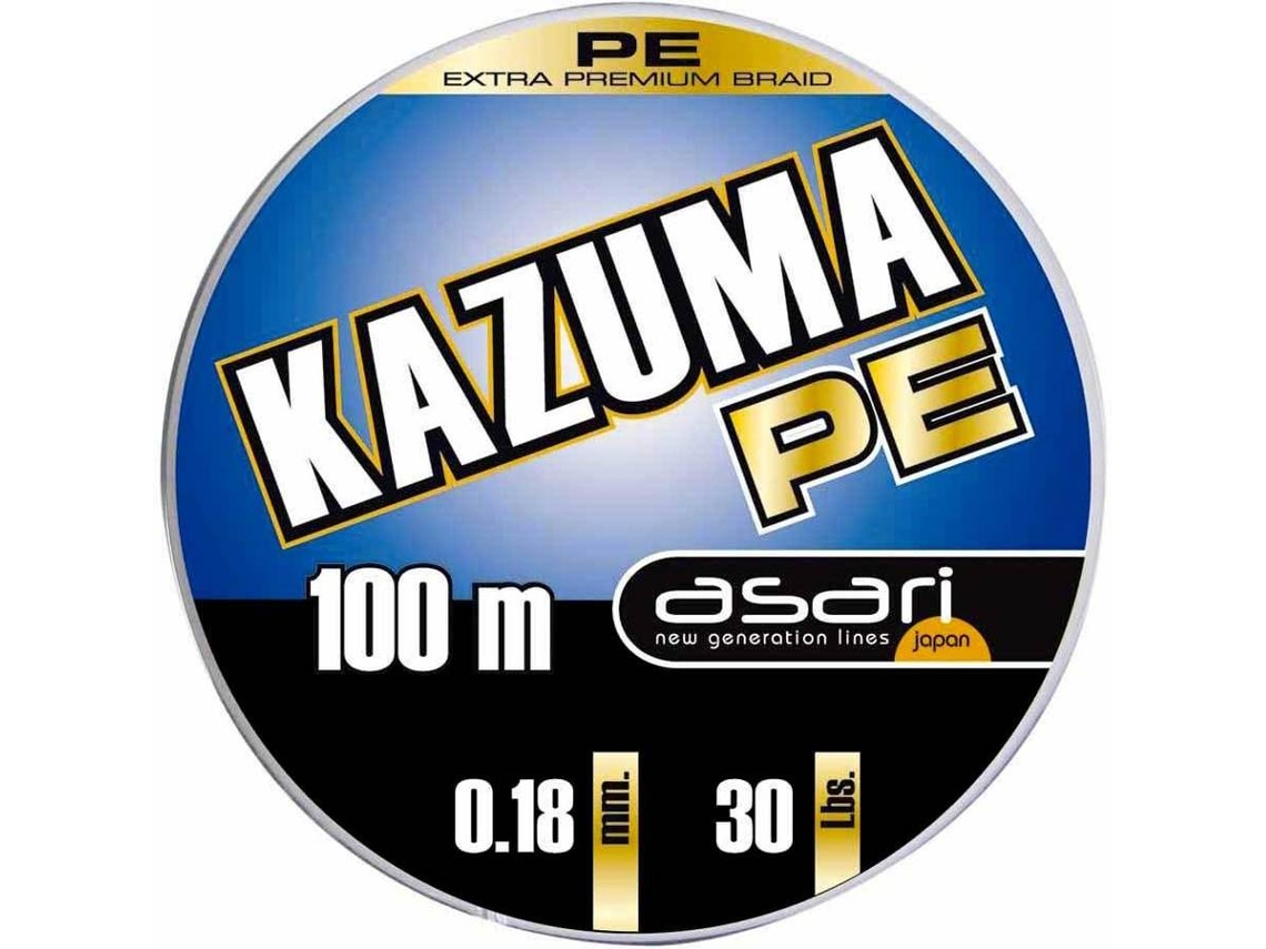 Linha de Pesca trançadas ASARI Kazuma Pe (0.200 mm - 0,10 mm)
