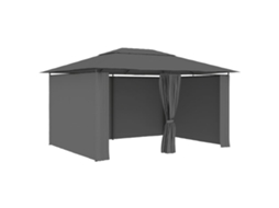 Barraca De Jardim Com Cortinas 4x3 M Antracite Dkd Home Decor
