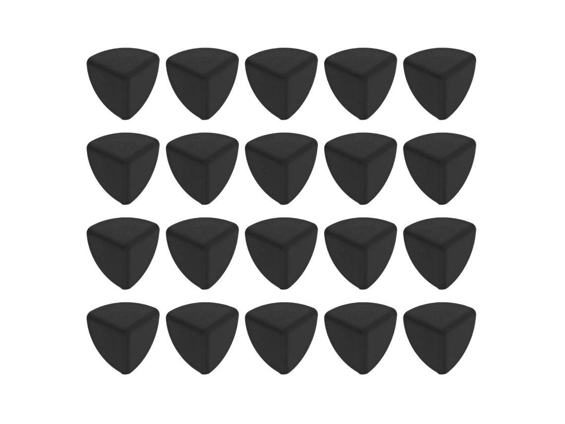 Mali 20pcs Protetor de Canto de Mesa Silicone Segurança Bebê para Móveis Preto