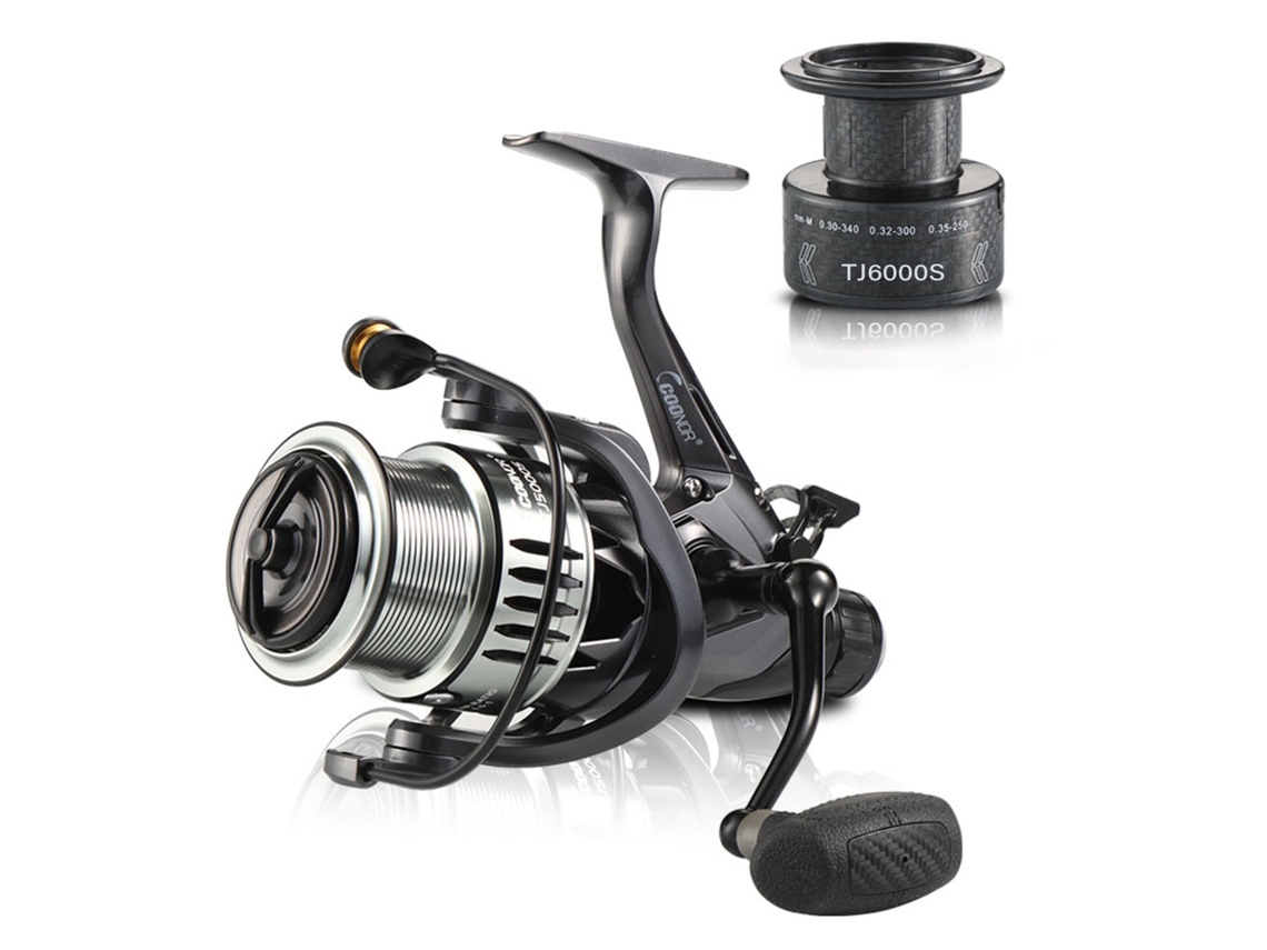 Molinete de Pesca Spinning 5.5:1 4+1bb Duplo Carretel