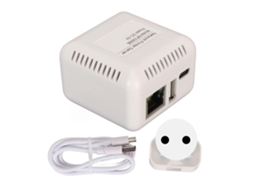 Servidor De Impressora Usb 2.0 Em Rede Adaptador De Compartilhamento De Impressão Sem Fio Lan Plugue Da Ue 100-240v