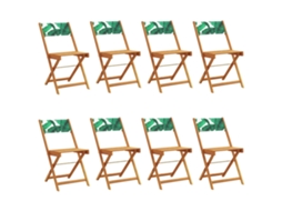 Folding Chair, Folding Chairs Vidaxl Verde Madeira (n/a)