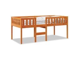 Cama de Criança Sem Colchão Pinho Maciço Castanho mel MAISON EXCLUSIVE (90x200 cm)