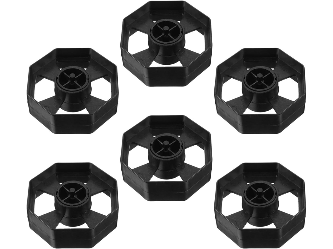 Kit De Acessórios Para Dispensador Fita Adesiva Nuobesty Com Núcleo Plástico E Roda Substituição 7, 6cm 3 Polegadas Para