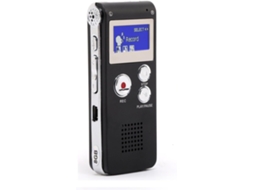 Gravador De Voz Digital Usb E Reprodutor De Música Mp3 Com 8 Gb De Memória Flash Integrada.
