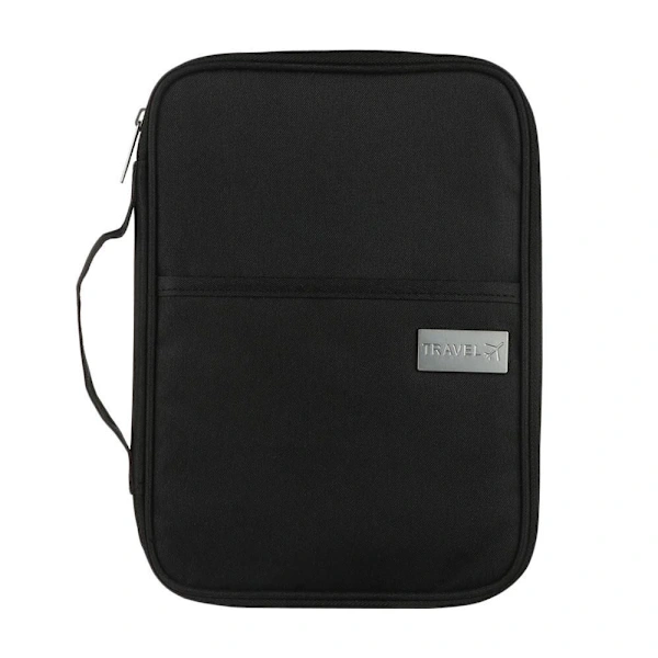 Porta-passaporte, Porta, Documentos, Carteira Para Bilhetes, Preto, Tamanho G
