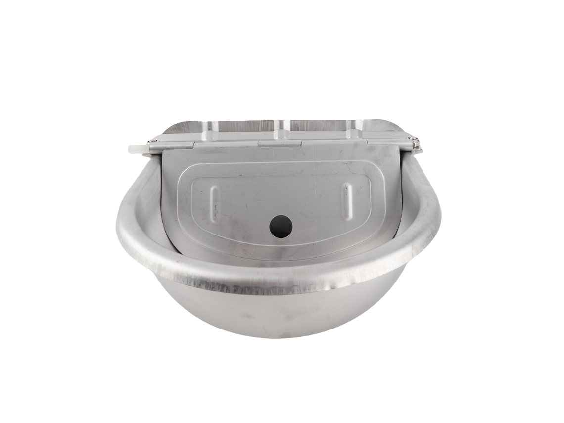 Bebedouro Automático de Aço Inoxidável com Bola Flutuante para Bovinos Cavalos Ovelhas Cães S/MARCA