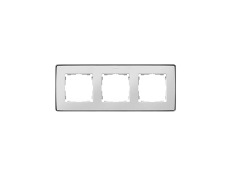 Moldura 3 Elementos Base Em Alumínio Branco Simon 82 Detail 8201630 243