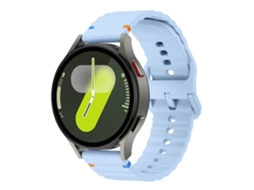 Pulseira para Samsung Watch 7654fe, 20/22mm, Ondulado com Costura, Universal CHABERLU