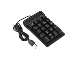 Teclado Numérico USB com 19 Teclas, resistente à água | S/MARCA