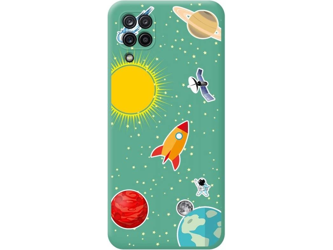 Capa Samsung Galaxy M12 TUMUNDOSMARTPHONE Espácio Verde