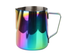 Jarra de Café em Aço Inox para Espuma de Leite, Bico de Águia, Alça Ergonômica, 600ml | S/MARCA