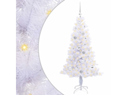 Conjunto 1 Árvore De Natal Artificial Vidaxl Branco Pvc (150 Cm)