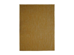 Tapete De Sala Aparência Juta Amarelo 195x275