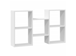 Conjunto 1 Prateleira De Parede Vidaxl Branco Derivados De Madeira (96 X 18 X 60 Cm)