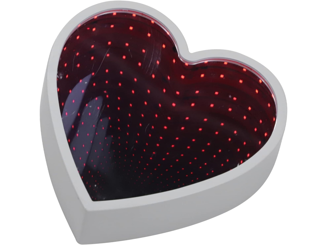 Abajur De Mesa Em Formato De Coração Com Luz Led Love, Ideal Para Decoração De Quarto. Abajur De Mesa Em Formato De Coração Com Luz Led Gokoco