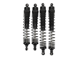 Mali amortecedor de Choque Dianteiro e Traseiro de Alumínio Ajustável com Mola para Carro Rc 1/10 Axis Rbx10 Ryft 4wd Preto