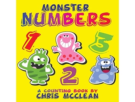 Livro Monster Numbers de Chris Mcclean (Inglês)