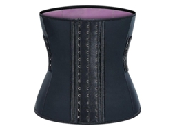 Cinta Modeladora Feminina com 25 Ossos de Aço e 100% Látex Faja Redutora e Moldadora Mujer Tamanhos Xxs a 3xl Roxo