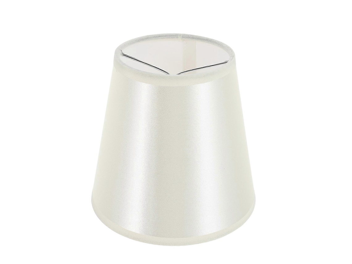 Abajur De Tecido Com Clipe, Para Lustre, Branco-aquaforge