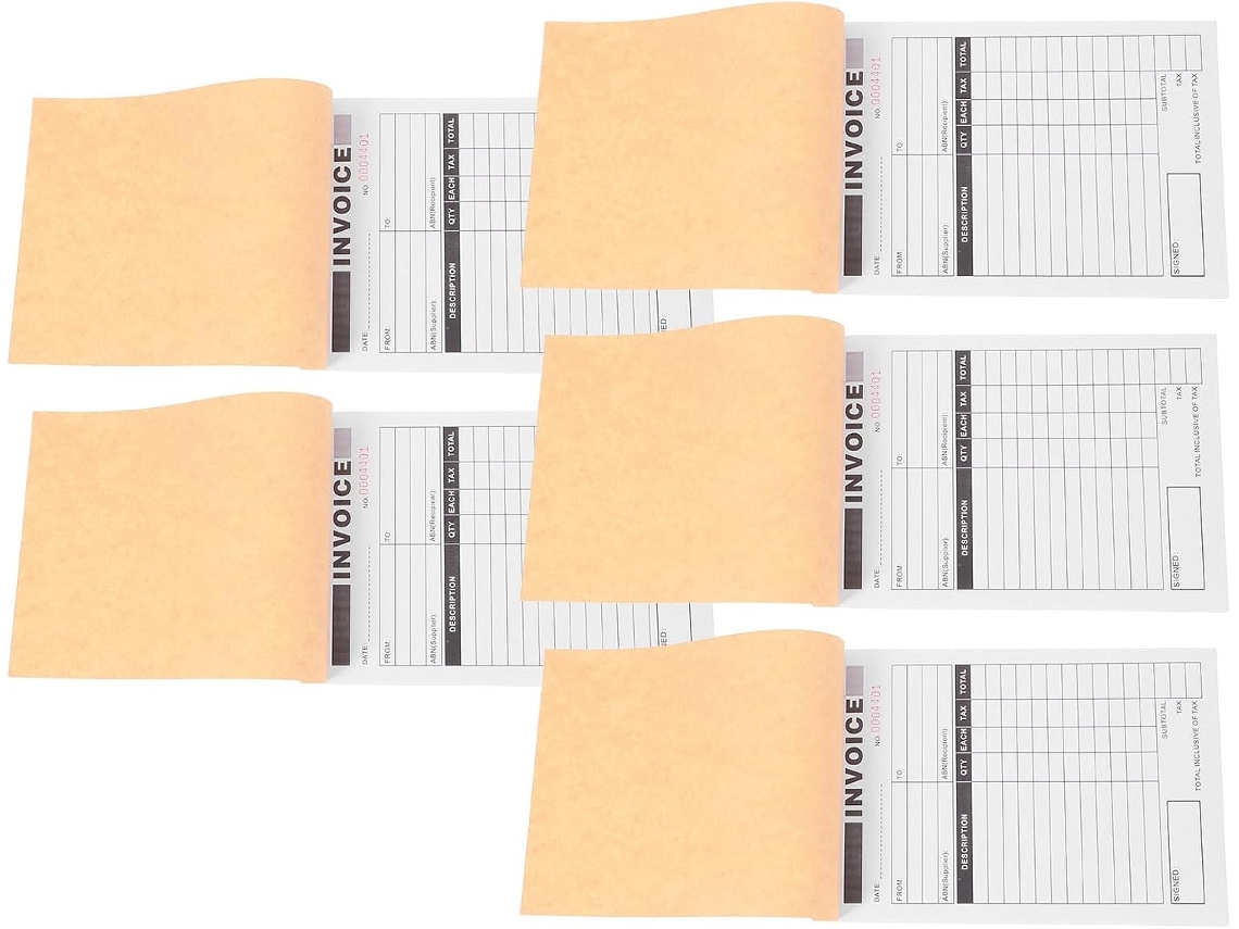 Carnet De Commande Utilização Polyvalente Para Profissionais 2 Vollets 5 Peças Com Tableau Integrado Em Papel