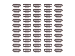 2026 50 Clips de Peluca Snap Comb para Extensiones de Cabello, Marrón Oscuro, 8 Dientes, 2.8x1.4cm, Material Duradero
