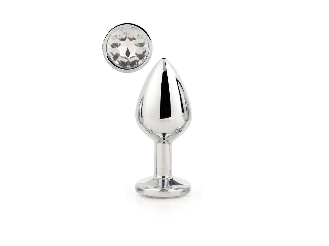 Plug Anal DREAM TOYS Gleaming Love (Prateado - Ø 3,4 cm)
