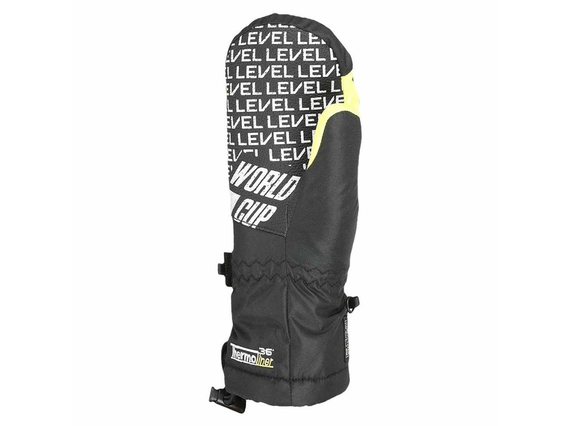 LEVEL Luvas Junior Preto 9-10 Years Rapaz