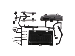 Mali carro de Controle Remoto Wpl C 24k 1/16 4wd Off road Kit Diy para Crianças Brinquedo de Camioneta