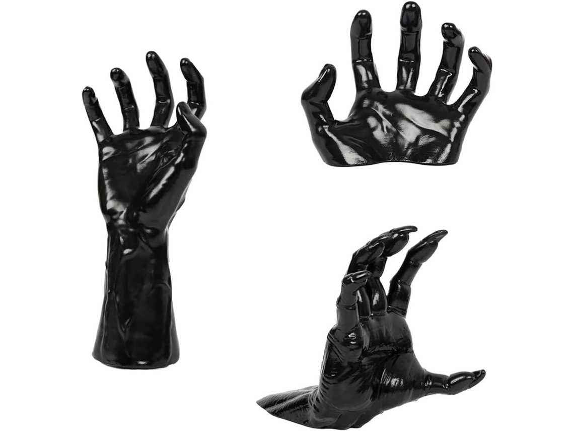 Suporte Para Mão Do Diabo - Decoração De Parede - Mãos Alcançáveis - Festa De Halloween - Decoração Suspensa