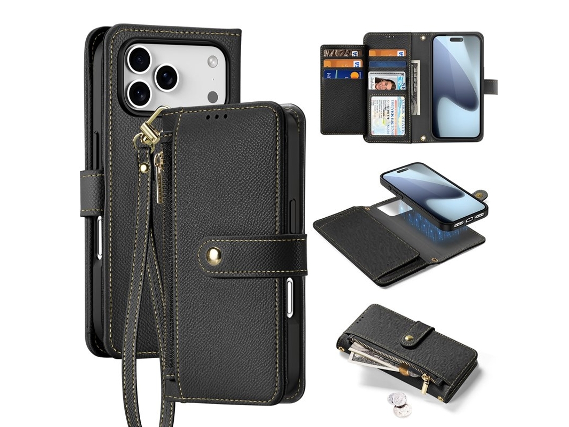 Capa Carteira Dux Ducis Para Iphone 17 Pro Lawa