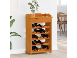 Vidaxl Escorredor De Vinho Castanho 58 X 28 X 90 Cm