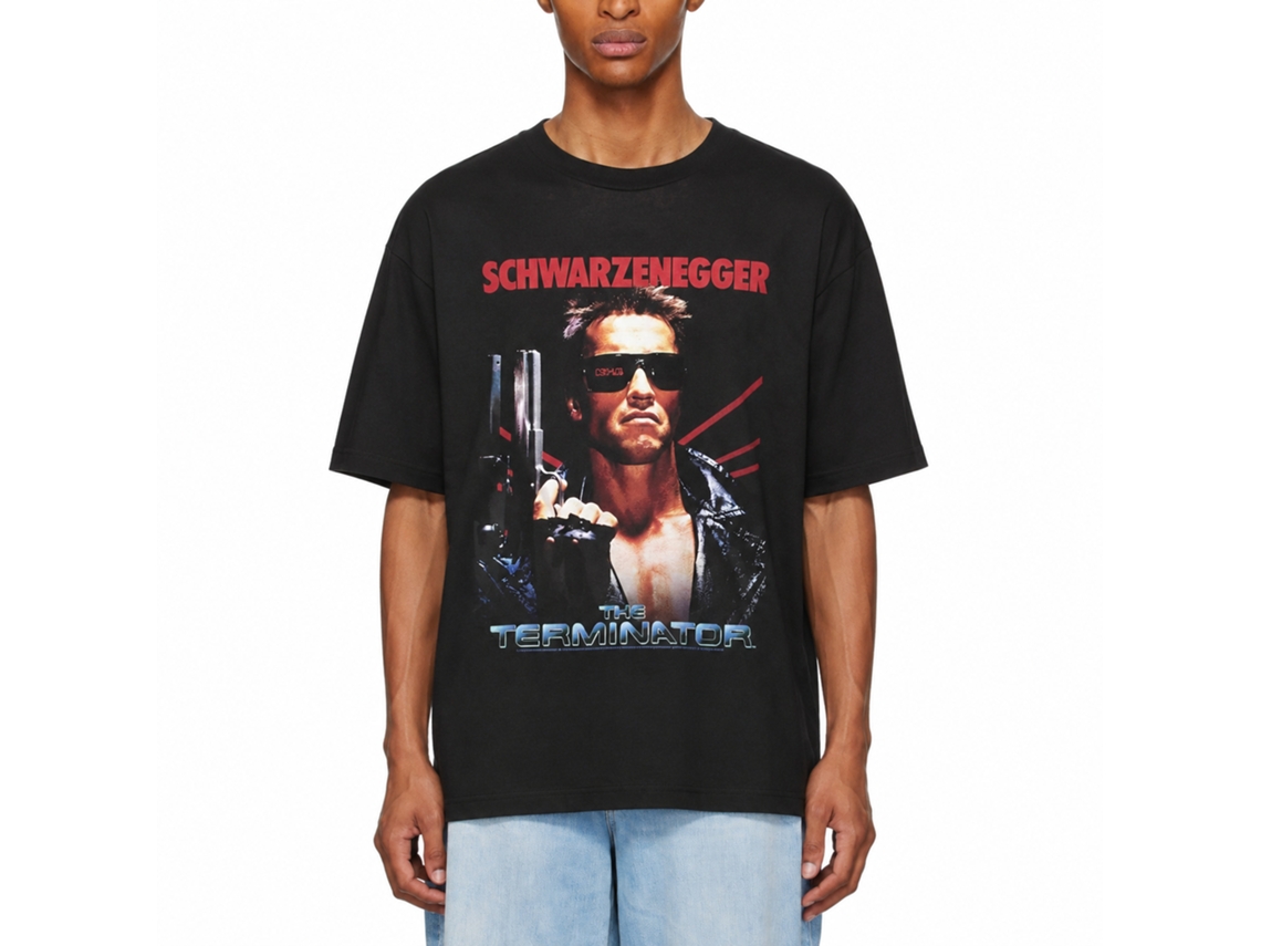 Rockinstone Terminator The Name Black Adult T-shirt Size:xxxl