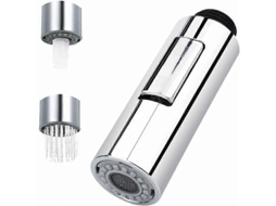 Grifo de Pulgar com 2 Modos Ducha de Cozinha Banheiro Plástico Economia de Água Fácil Instalação