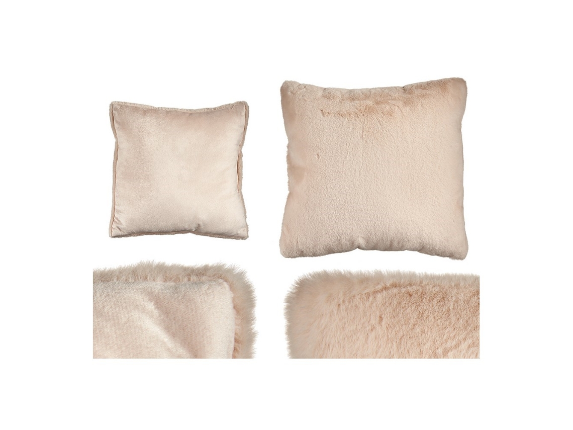 Almofada Decorativa GIFT DECOR (Creme - Pele Sintética - 40 x 2 x 40 cm)