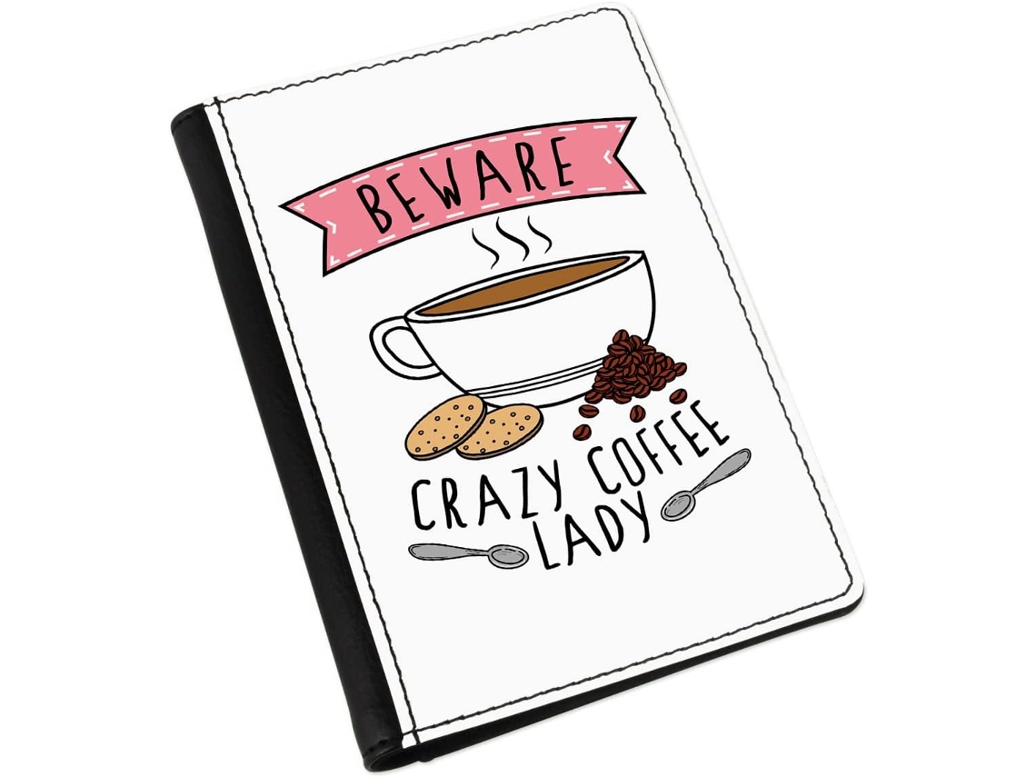 Porta Passaporte Gift Base Attention Fou Café Femme