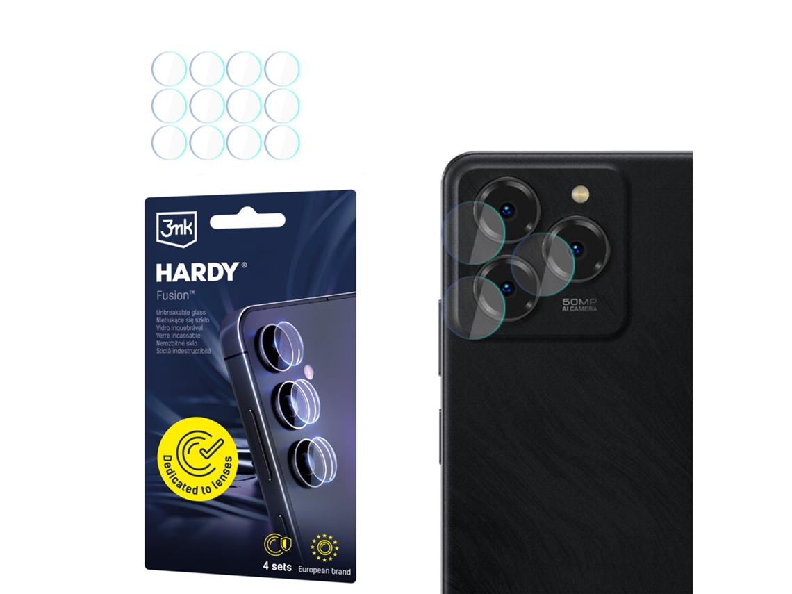 Película De Ecrã Ulefone Note 20 Pro 3mk Hardy Fusion Lens Protection
