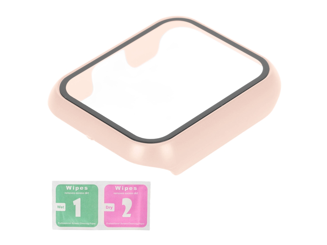 Capa Protetora para Realme Watch 2 com Vidro Temperado Pc Rosa Sakura