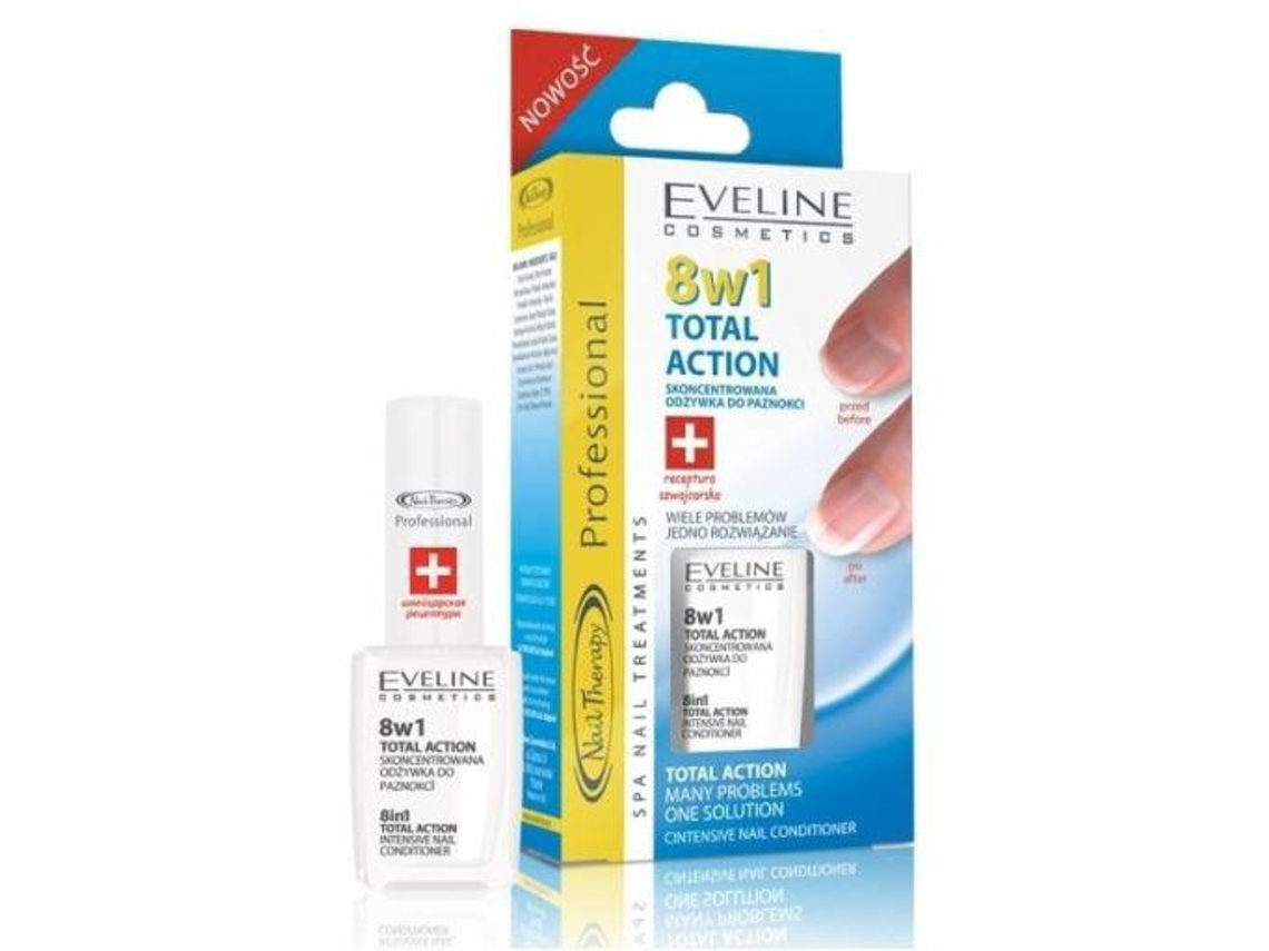 Eveline Cosmetics Tratamiento De Uñas 8 En 1 Fortalecedor 10 Ml