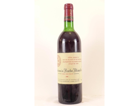 Vinho Tinto CHÂTEAU DE BARBE BLANCHE 1983 (75 cl - 1 unidade)