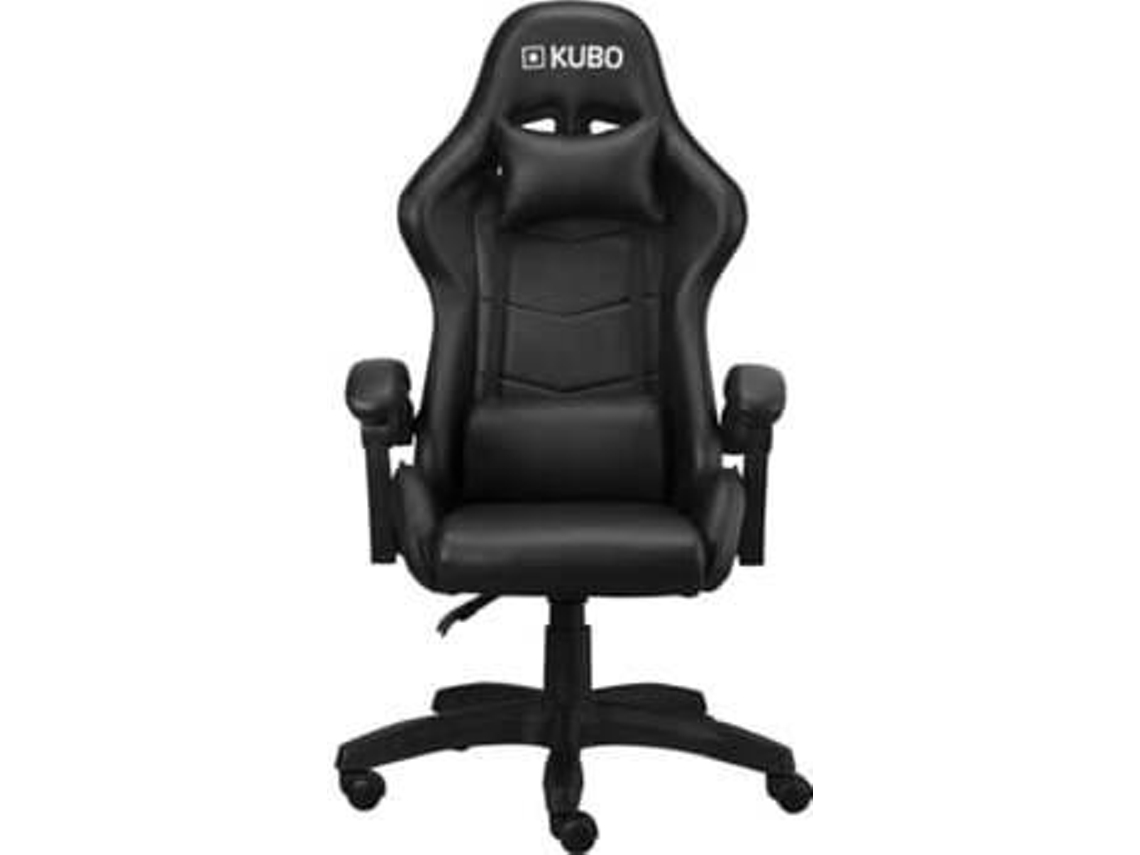 Cadeira Gaming KUBO Preta (Outlet Grade A - Até 130 kg - Elevador a Gás Classe 3)