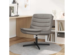 Vidaxl Cadeira Giratória Cinzento-acastanhado 63 X 75 X 76 Cm Tecido
