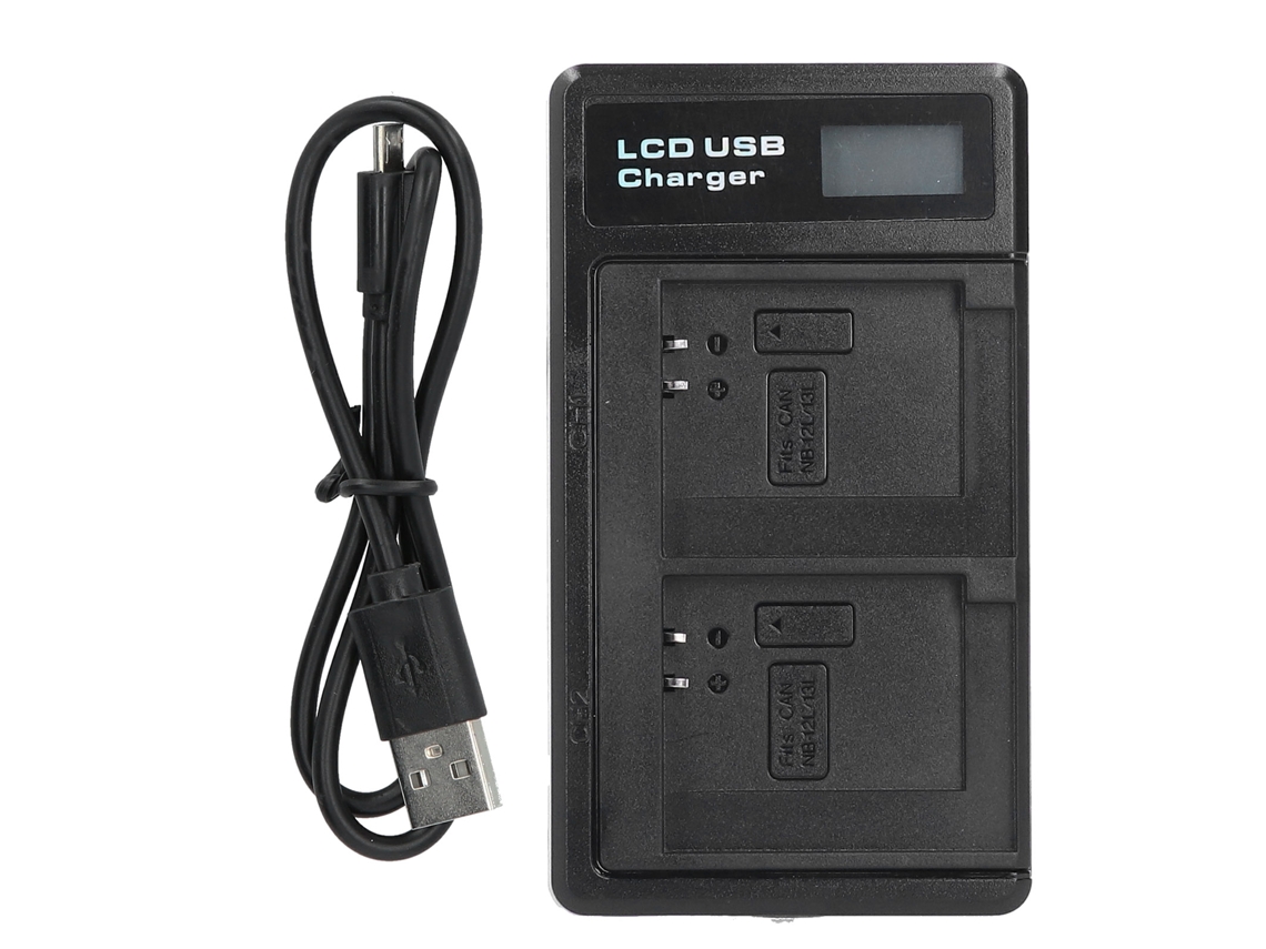 2026 cargador Dual para Batería Nb‑13l, Cargador de Cámara Con Pantalla Lcd, Cargador Digital para Cámara