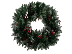 Snow-Covered Christmas Wreath RUHHY 22302